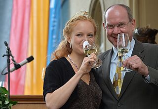 Windesheim, die Heimatgemeinde empfängt die 65. Deutsche Weinkönigin 04